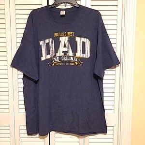 Gildan Men's 2XL World's Best Dad T-shirt